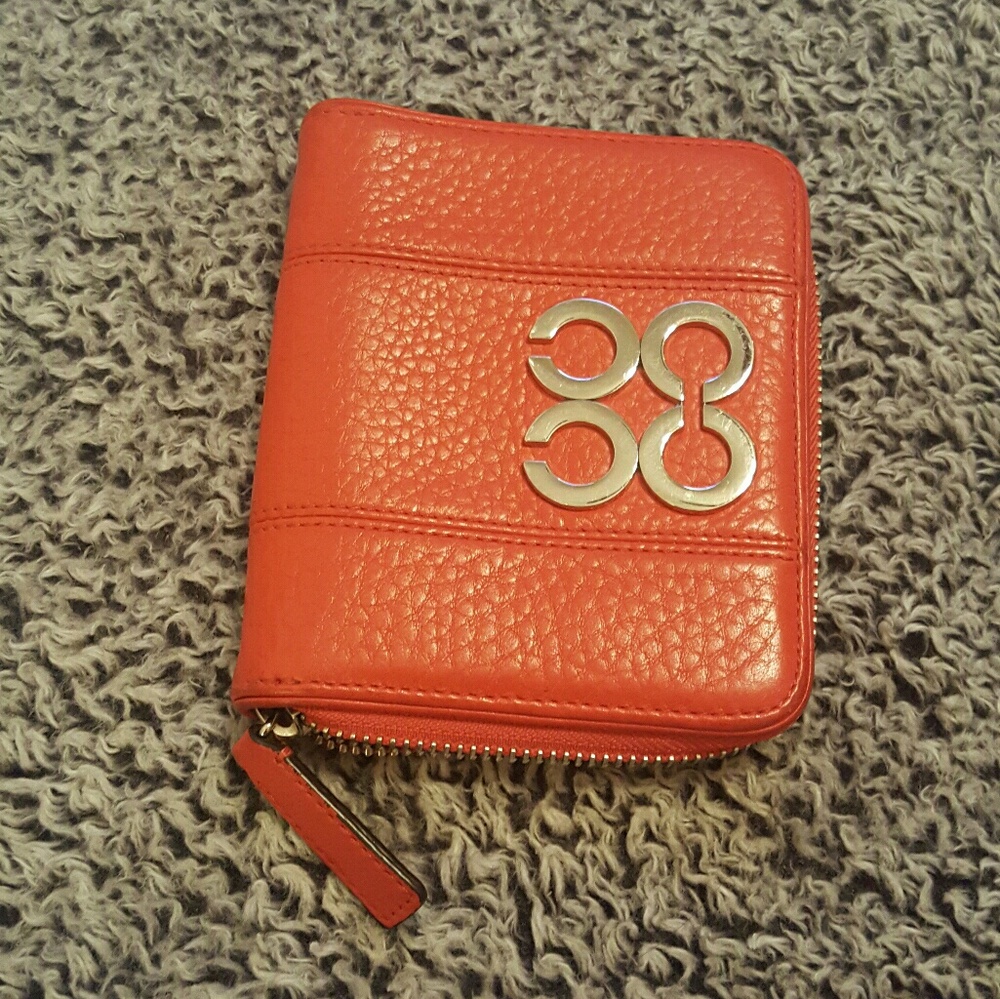 Leather coach wallet